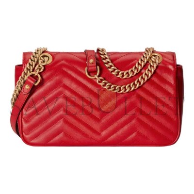 GUCCI MARMONT SMALL MATELASSE SHOULDER BAG 443497 (26*15*7cm)